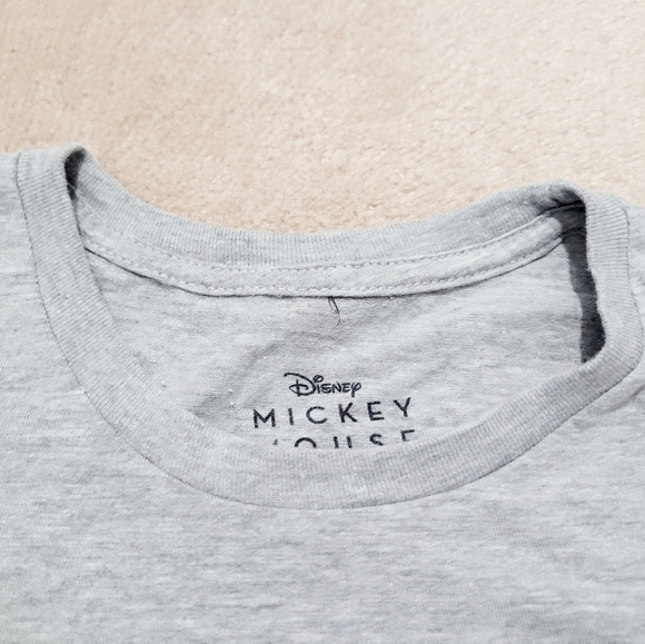 Disney Mickey Mouse 100 Anniversary Gray Graphic S/S T-shirt Unisex Size Small - Picture 8 of 9